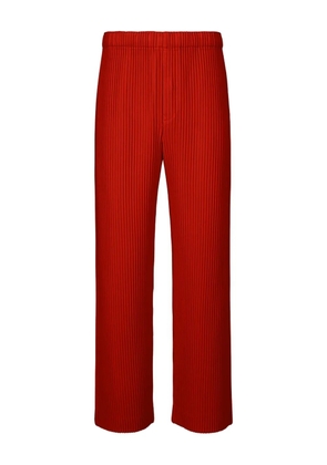 Issey Miyake pleated pants - Red