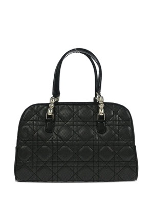 Christian Dior Pre-Owned 2001 Cannage leather tote bag - Black