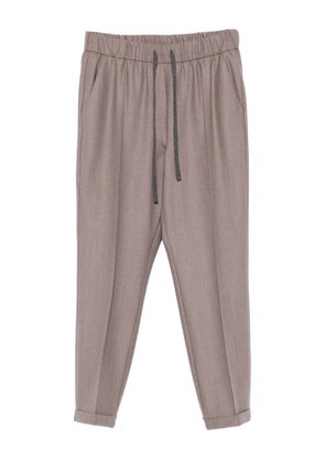 Le Tricot Perugia drawstring trousers - Neutrals