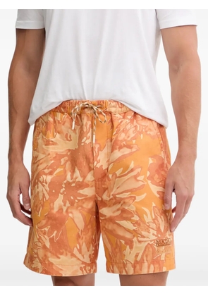 Napapijri floral-pattern shorts - Orange