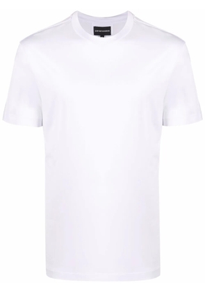 Emporio Armani logo-patch short-sleeve T-shirt - White