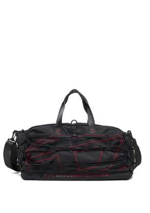 Diesel tech-d drawstring-detail duffle bag - Black