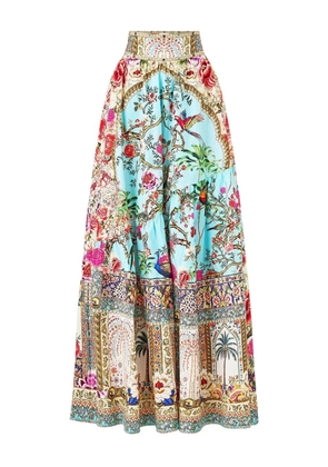 Camilla Sultans And Queens maxi skirt - Blue
