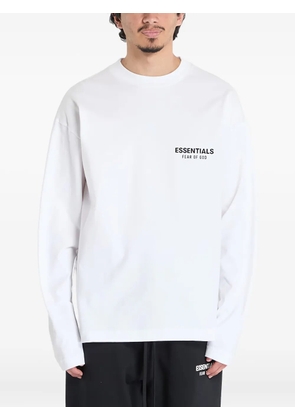 FEAR OF GOD ESSENTIALS logo long-sleeve t-shirt - White