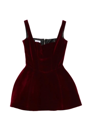 Vestiaire d'un Oiseau Libre structured velvet mini dress