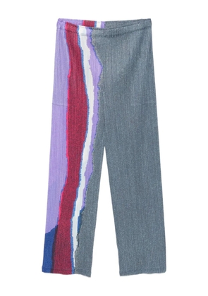 Pleats Please Issey Miyake pleated pants - Blue