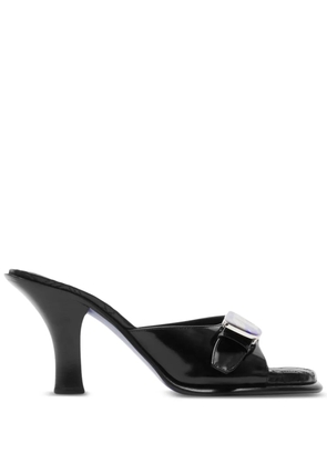 Burberry Bay leather sandals - Black