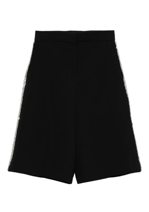 SANDRO embellishment-detail wool shorts - Black