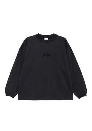 VETEMENTS oval logo hoodie - Blue