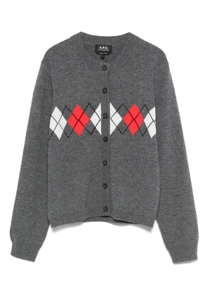A.P.C. wool cardigan - Grey