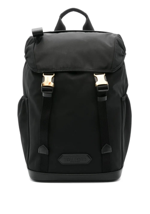 TOM FORD buckle-straps drawstring backpack - Black