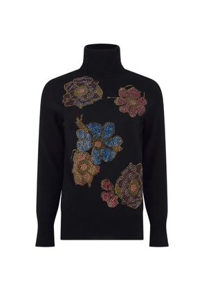 Libertine Fleur d'Or turtleneck sweater - Black