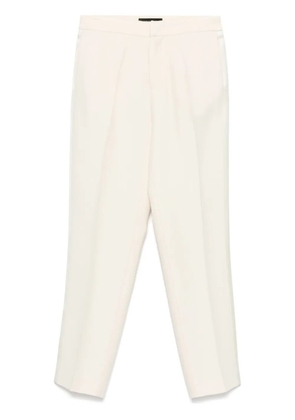 Fabiana Filippi satin-trim trousers - Neutrals