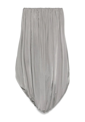 The Attico draped mini dress - Grey