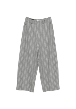 Vestiaire d'un Oiseau Libre striped trousers - Grey