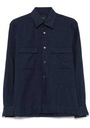 Xacus flannel shirt - Blue