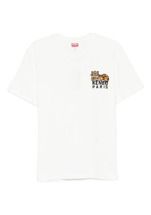 Kenzo Happy Tiger cotton T-shirt - White
