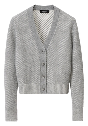 Fabiana Filippi open-knit cardigan - Grey