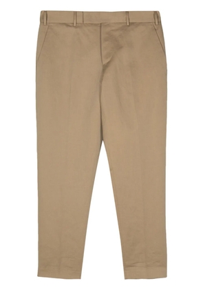 PT Torino Rebel cropped trousers - Brown