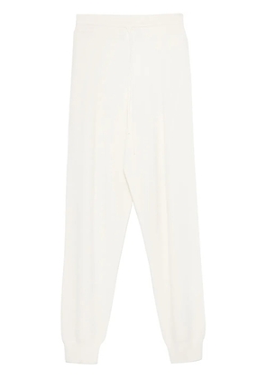 Fabiana Filippi knitted track pants - White