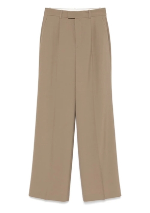 Róhe single-pleat trousers - Brown