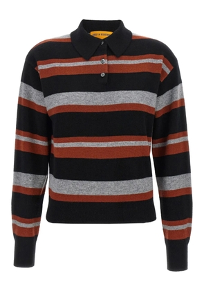 Guest In Residence Collegiate stripe polo shirt - Red