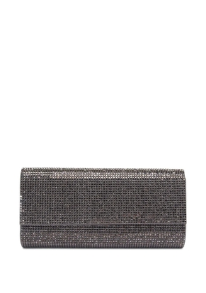 Judith Leiber crystal-embellished clutch bag - Grey