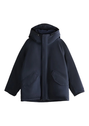 Nanamica hooded pocket coat - Blue