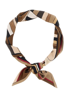 PUCCI printed logo-detailed scarf - Brown