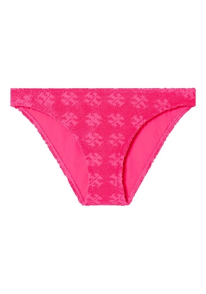 Tory Burch terry-cloth bikini bottoms - Pink