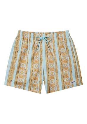 Boardies graphic-print swim shorts - Blue