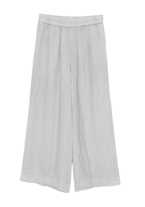 James Perse linen wide-leg trousers - Grey