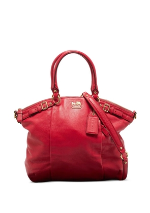 Coach Vintage Madison Lindsey leather tote bag - Red