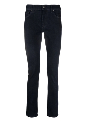 7 For All Mankind slim-cut logo-patch jeans - Blue