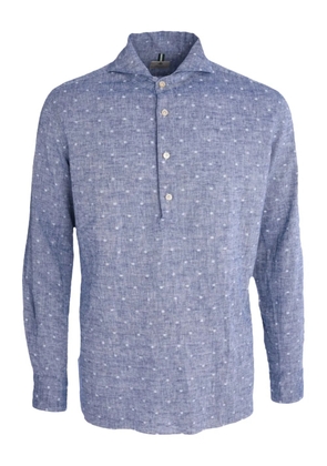 Luigi Borrelli polka-dot shirt - Blue