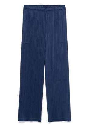 Pleats Please Issey Miyake pleated trousers - Blue