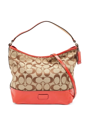 Coach Vintage Pre-owned monogram-print shoulder bag - Orange