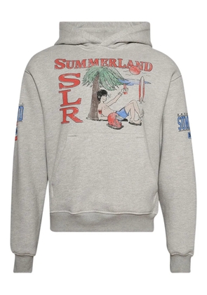 Nahmias graphic-print hoodie - Grey