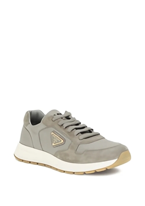 Prada Prax 01 suede lace-up shoes - Grey