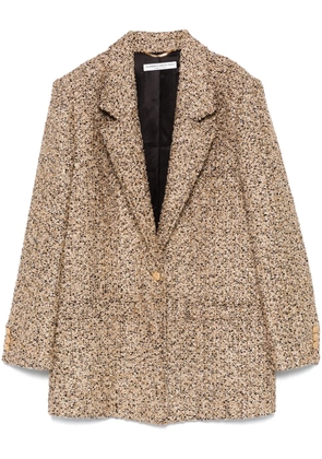 Alessandra Rich lurex tweed blazer - Black