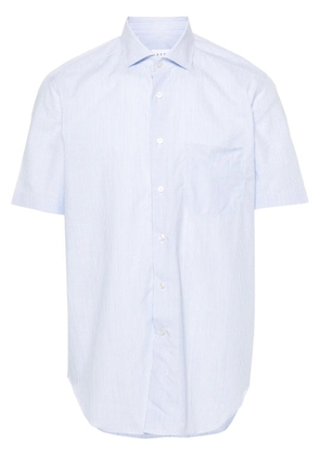 Xacus striped cotton shirt - Blue