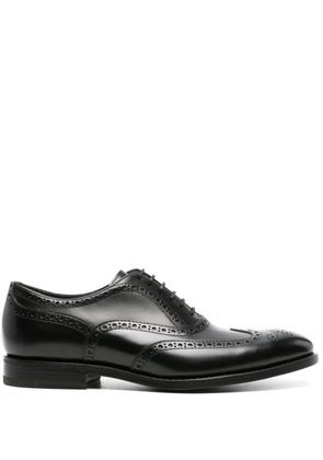 Henderson Baracco almond-toe leather brogues - Black