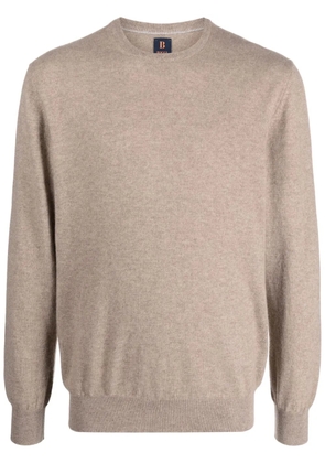 Boggi Milano crew-neck cashmere jumper - Neutrals
