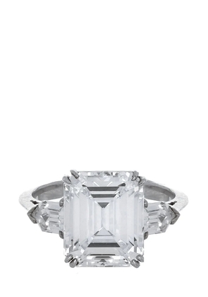 Fantasia by Deserio 14kt white gold cubic zirconia ring