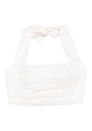 Cala de la Cruz Fiji crop top - Neutrals