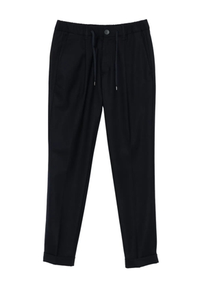 Herno pleated drawstring trousers - Blue