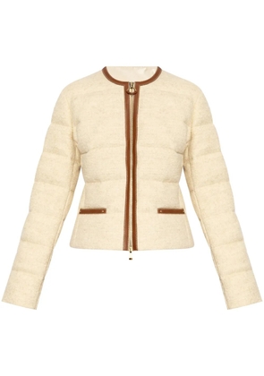 Moncler panelled padded jacket - Neutrals