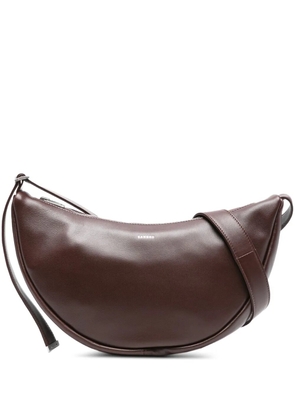 SANDRO shoulder-strap leather bag - Brown