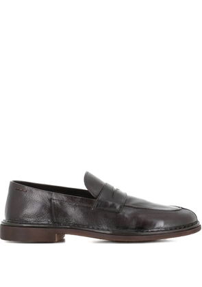 Alexander Hotto leather penny loafers - Brown
