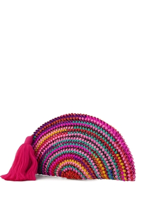 Nannacay Valentina Dreamscape clutch bag - Pink